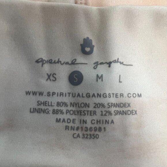 Spiritual Gangster Womens Multicolor Tie Dye Compression Leggings Size Small - Picture 8 of 8